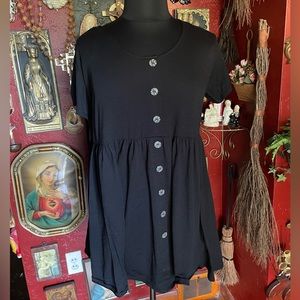 Plus size babydoll tee